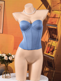 Strapless Corset Top Structured Waist Cincher Shapewear