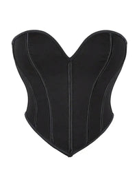 Sweetheart Corset Top Structured Waist Shapewear