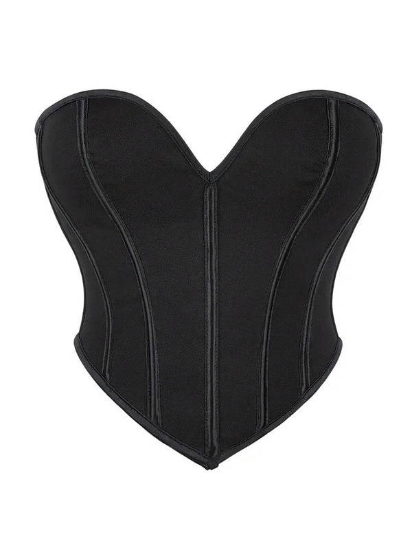 Sweetheart Corset Top Structured Waist Shapewear