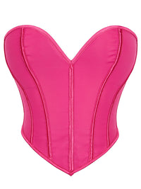 Sweetheart Corset Top Structured Waist Shapewear