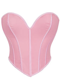 Sweetheart Corset Top Structured Waist Shapewear