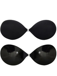 Strapless Self-Adhesive V Neck Push Up Bra