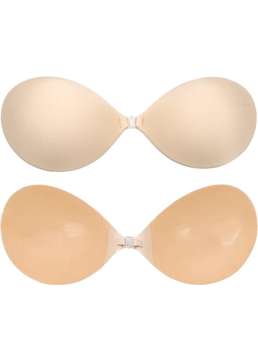Strapless Self-Adhesive V Neck Push Up Bra