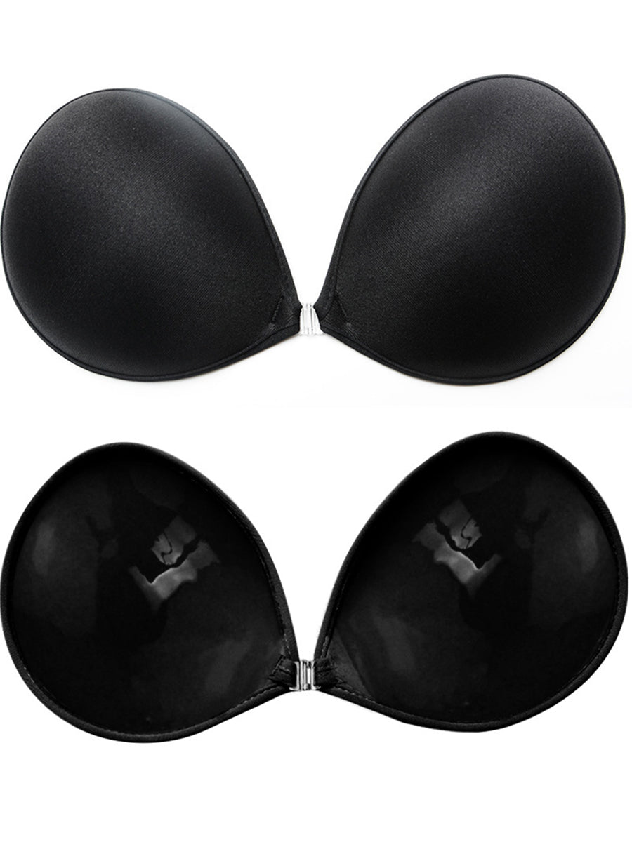 Strapless Self-Adhesive Round Cup Push Up Bra