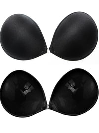 Strapless Self-Adhesive Round Cup Push Up Bra