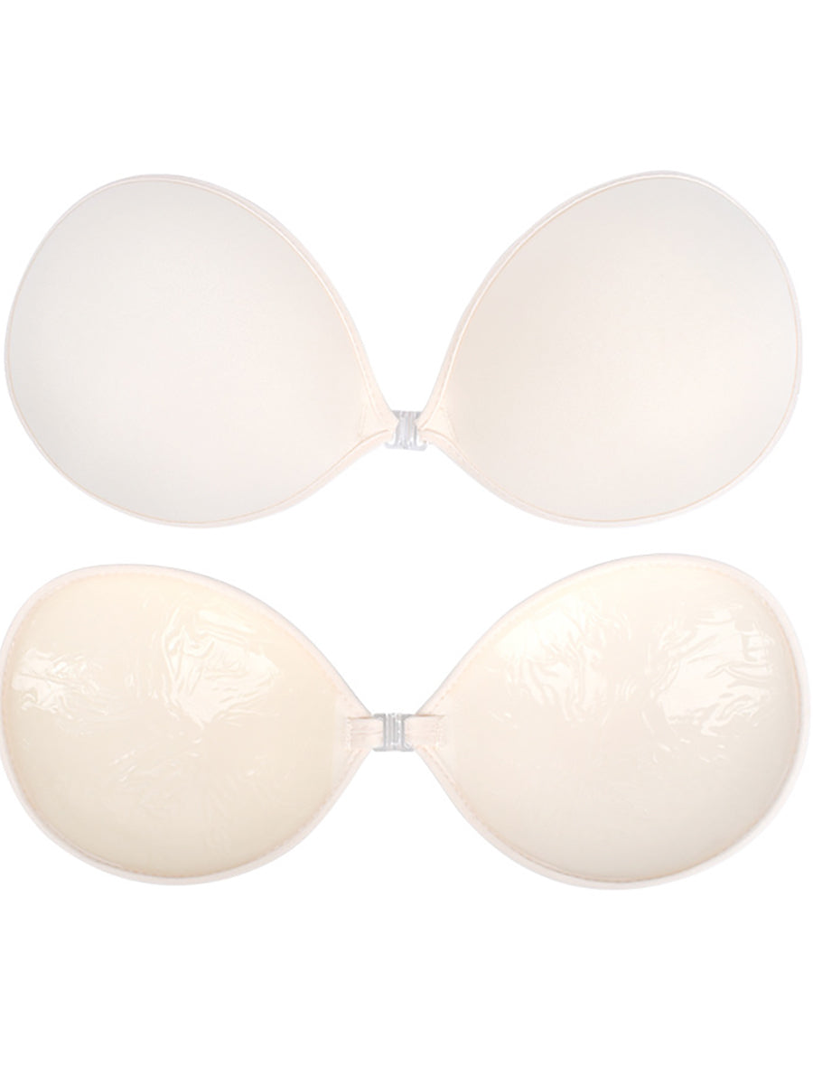 Strapless Self-Adhesive Round Cup Push Up Bra