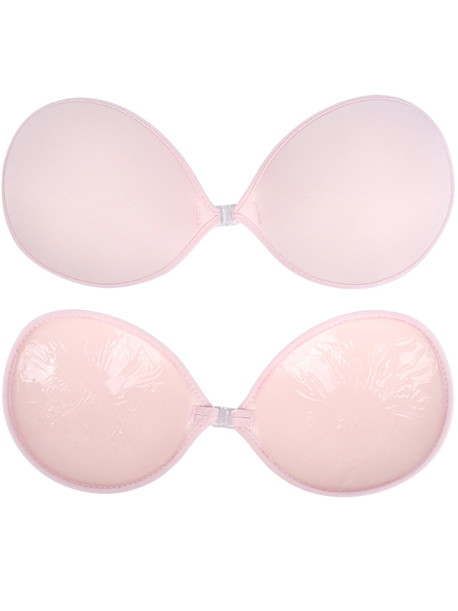 Strapless Self-Adhesive Round Cup Push Up Bra