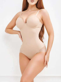 Spaghetti Straps Sleeveless Bodysuit Tummy Control Shapewear