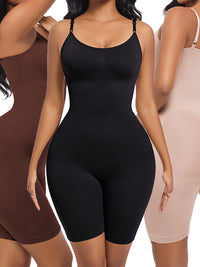 High Waist Spaghetti Straps Bodysuit Tummy Control Shapewear
