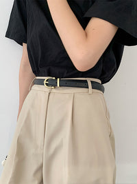 Women's PU Simple Retro Belt for Daily Wear