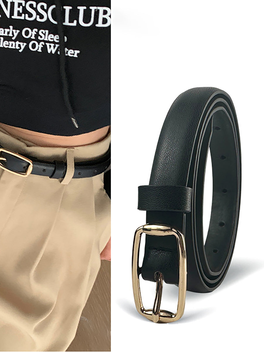 Women's PU Simple Retro Belt for Daily Wear