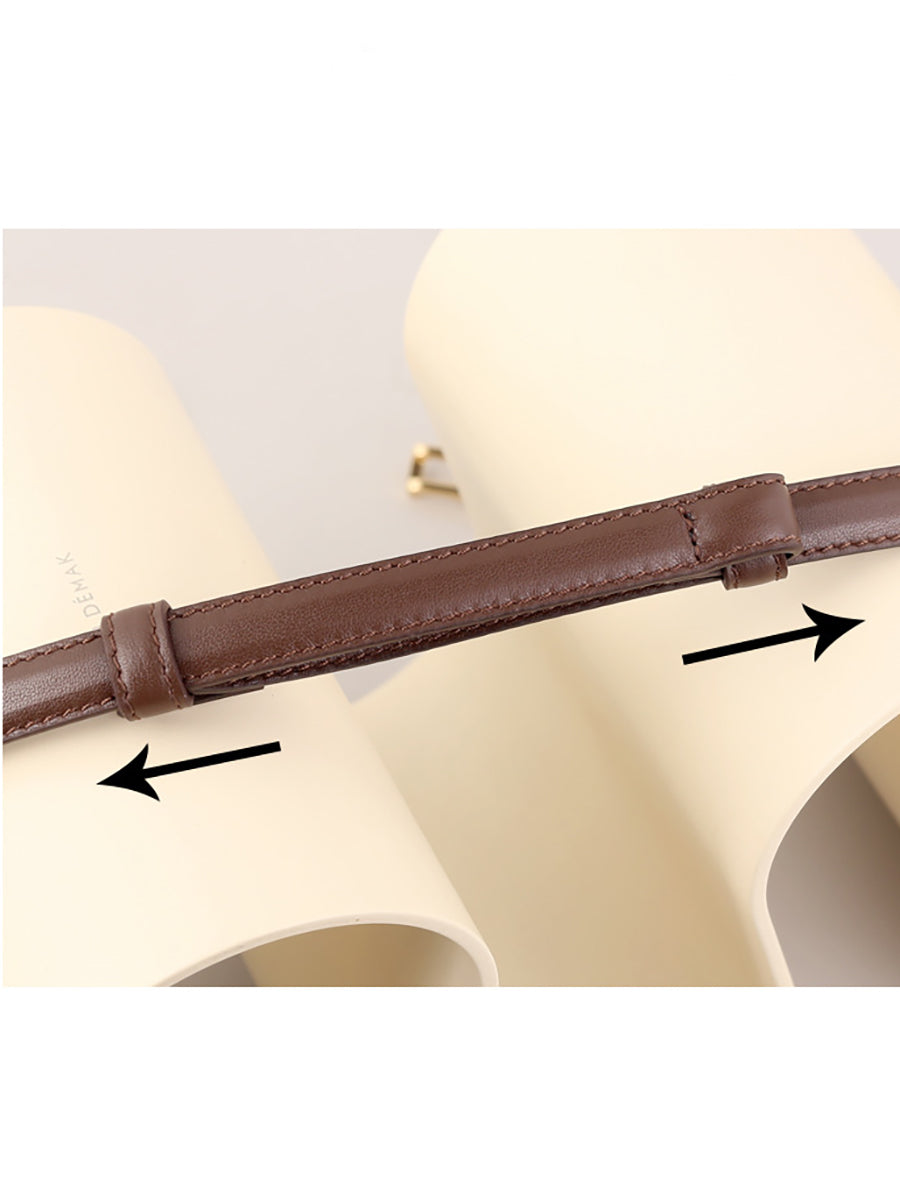 Leather Alloy Clasp Fashionable OL Belt for Women