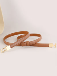 Leather Alloy Clasp Fashionable OL Belt for Women