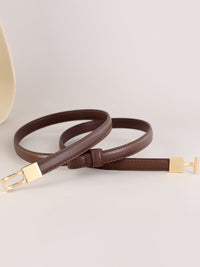 Leather Alloy Clasp Fashionable OL Belt for Women