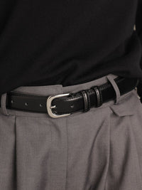 Leather Pin Buckle Classical Belt for Women