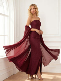 Women's Chiffon Pull Through Versatile Shawl Wrap