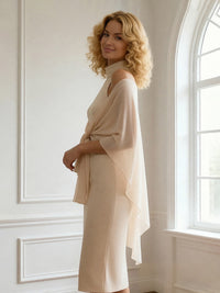 Women's Chiffon Solid Colored Wrap