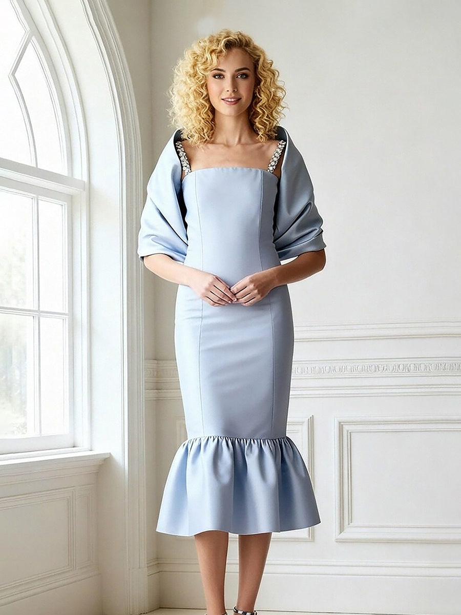 Women's Elegant Daily Satin Wrap Cape