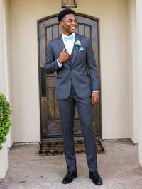 Men's 3 Pieces Single Breasted Two-Buttons Notched Lapel Prom Suits