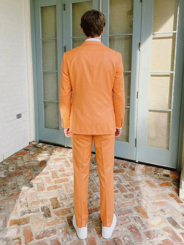 Men's 3 Pieces Single Breasted Two-Buttons Notched Lapel Prom Wedding Suits