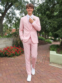 Men's 3 Pieces Tailored Fit Single Breasted One-Button Shawl Lapel Party Prom Suits