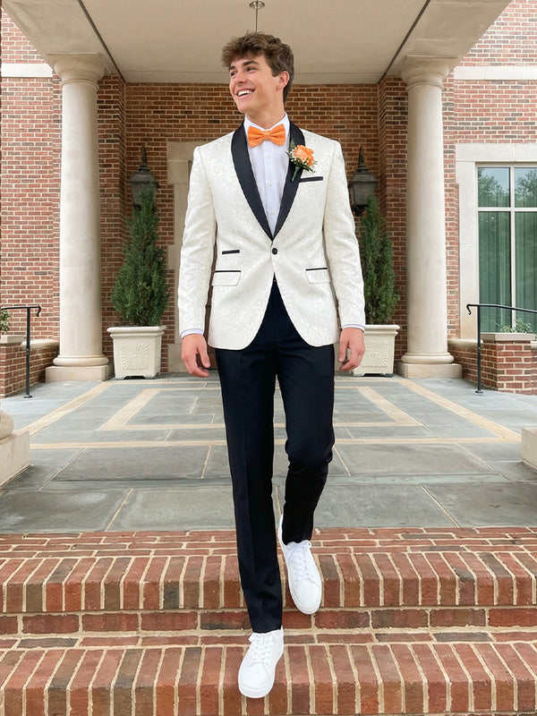 Men's Fashion Single Breasted One-Button 2 Pieces Shawl Lapel Wedding Suits