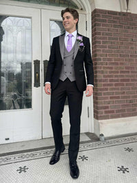 Men's Wedding Suits 3 Pieces Single Breasted One-Button Peak Lapel