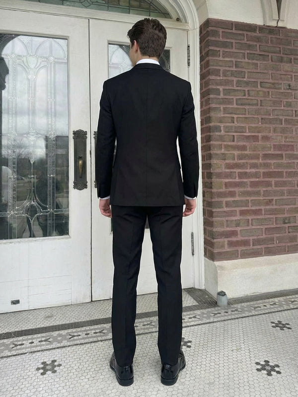 Men's Wedding Suits 3 Pieces Single Breasted One-Button Peak Lapel