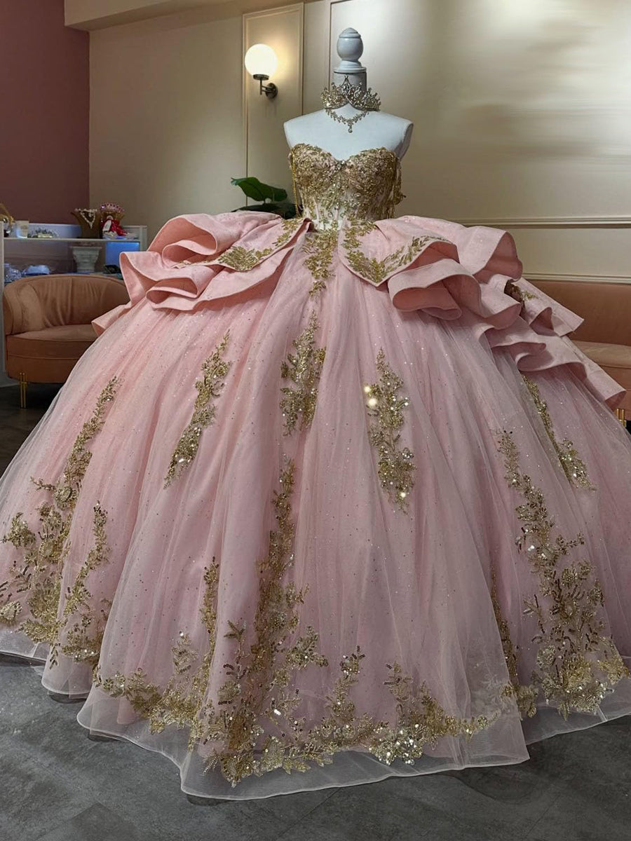 Ball Gowns Lace Corset Princess Quinceanera Dress for 15th Birthday Princess Photoshoot