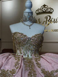 Ball Gowns Lace Corset Princess Quinceanera Dress for 15th Birthday Princess Photoshoot