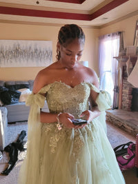 Ball Gowns Empire Waist Corset Princess Quinceanera Dress for 15th Birthday Photoshoot