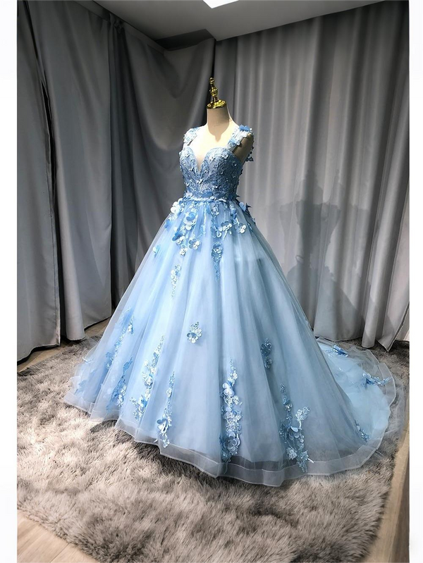Ball Gowns Rhinestone Corset Princess Empire Waist Quinceanera Dress for 15th Birthday