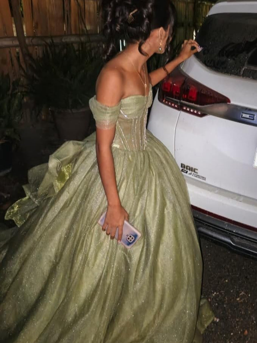 Ball Gowns Bow Princess Empire Waist Quinceanera Dress for 15th Birthday Photoshoot