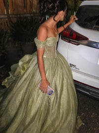 Ball Gowns Bow Princess Empire Waist Quinceanera Dress for 15th Birthday Photoshoot