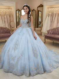 Off Shoulder Tulle Princess Dress for 15th Birthday Photoshoot Quinceanera Dress