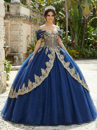 Ball Gowns Tulles Glitter Quinceanera Dress Photoshoot for Princess Sweet 15