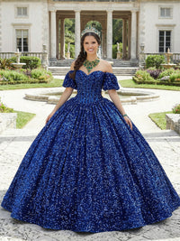 Sparkly Glitter Quinceanera Dress Ball Gowns for Photoshoot for Princess Sweet 15