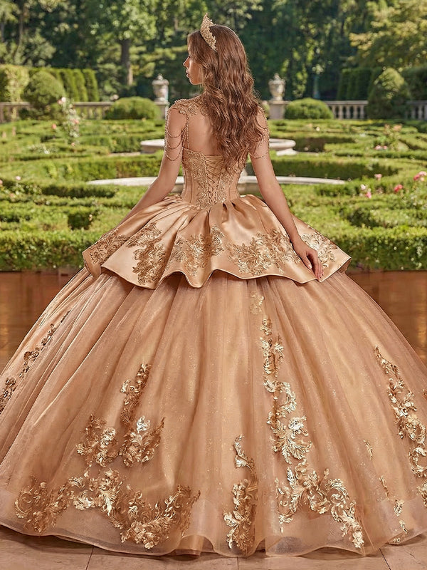 Sparkly Quinceanera Dresses Glitter Ball Gowns for Photoshoot Princess Sweet 15