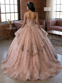 Laces Strapless Quinceanera Dresses for Photoshoot Princess Gowns Sweet 15