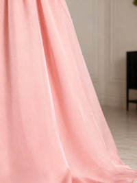 Elegant Ruffled Sleeve Flower Girl Dress with Ruched Bodice for Weddings Formal Events and Special Occasions