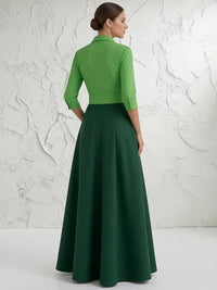 Chiffon V Neck A Line Bow Mother of the Bride Dresses