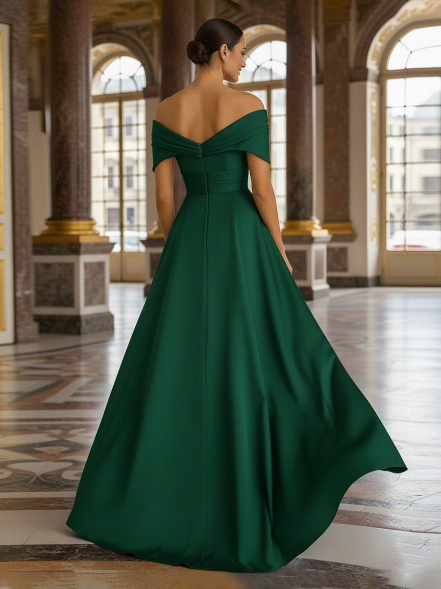 Off the Shoulder Mother of the Bride Dresses