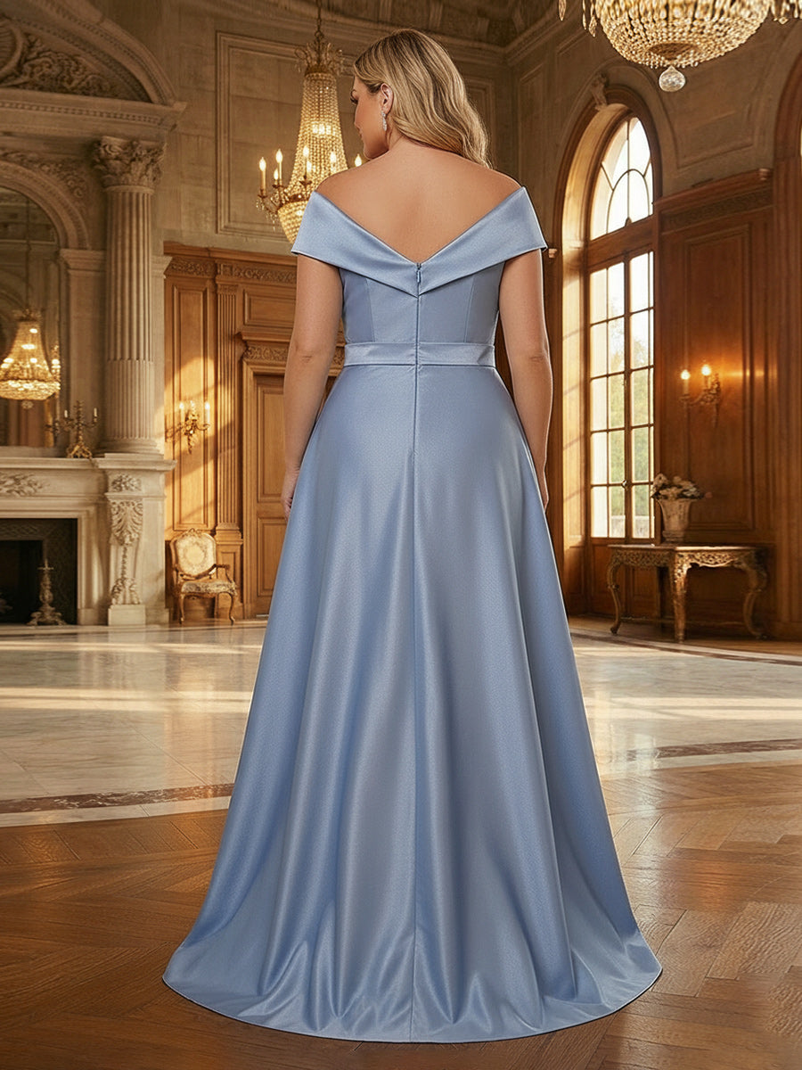 Lace Appliques V Neck Mother of the Bride Dresses