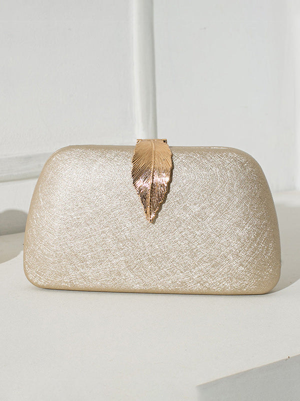 Geometric Elegant Leaf PU Handbags