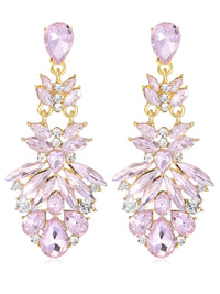 Floral Drop Sweet Flower Beadings Alloy Earrings