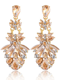 Floral Drop Sweet Flower Beadings Alloy Earrings