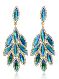 Leaf Stylish Beadings Alloy Earrings