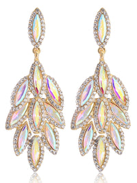 Leaf Stylish Beadings Alloy Earrings