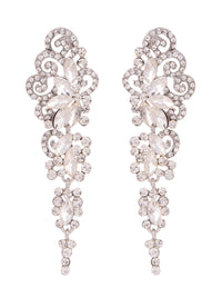 Tassels Classic Flower Beadings Crystal Earrings