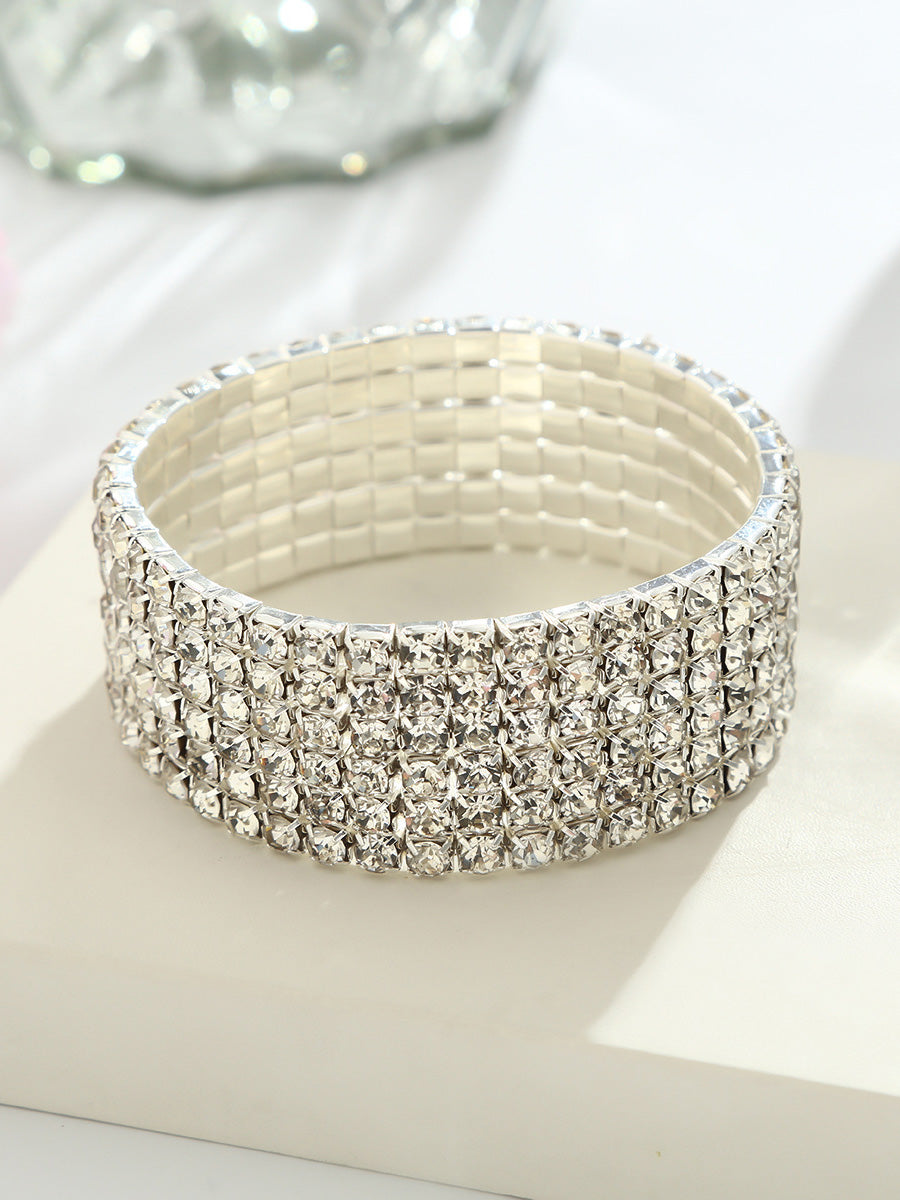 Round Luxurious Beadings Crystal Bracelets
